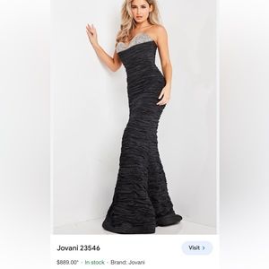 Jovani 23546 Fuchsia Gown dress